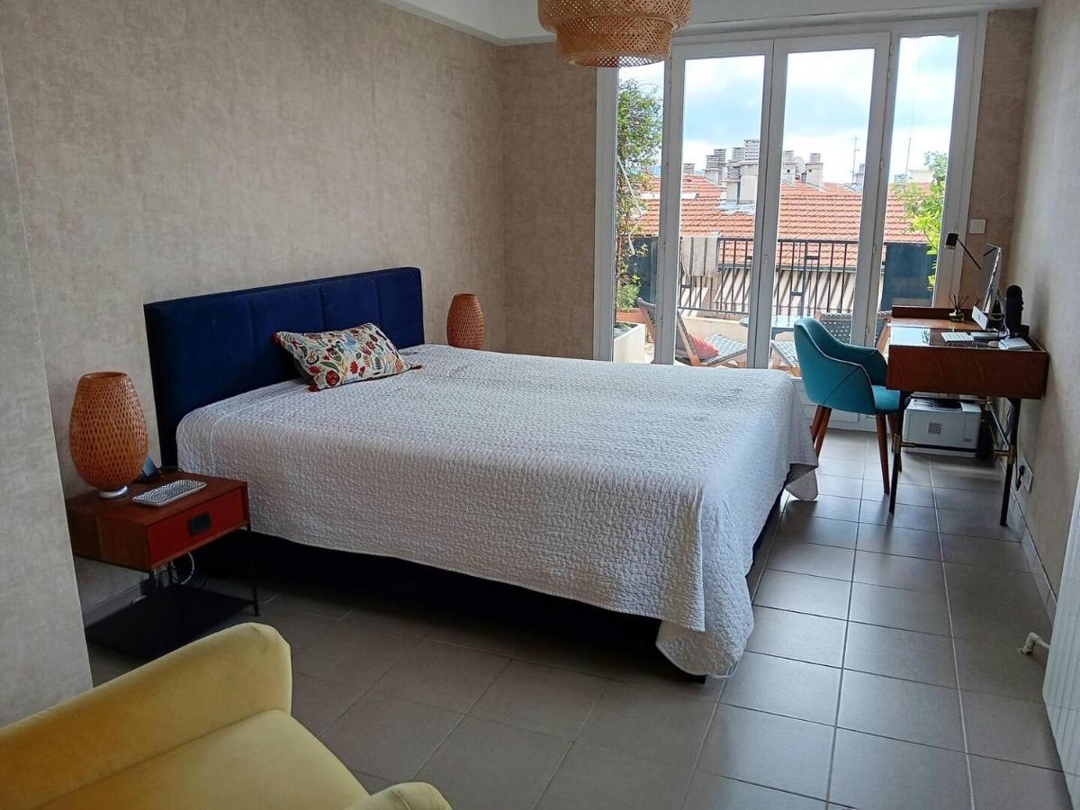 Tres Grand Appartement Lumineux Nizza Esterno foto