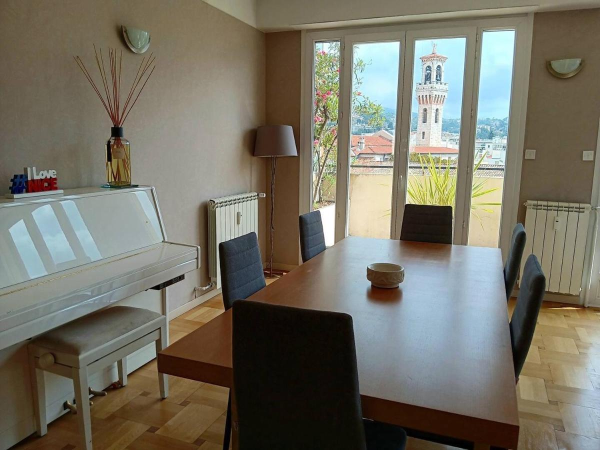 Tres Grand Appartement Lumineux Nizza Esterno foto